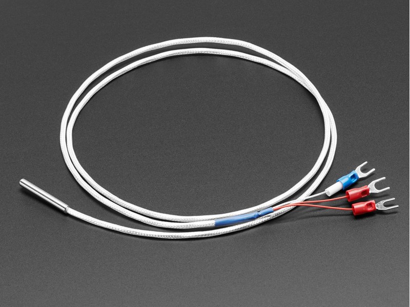 Adafruit three-wire PT100 — probe example